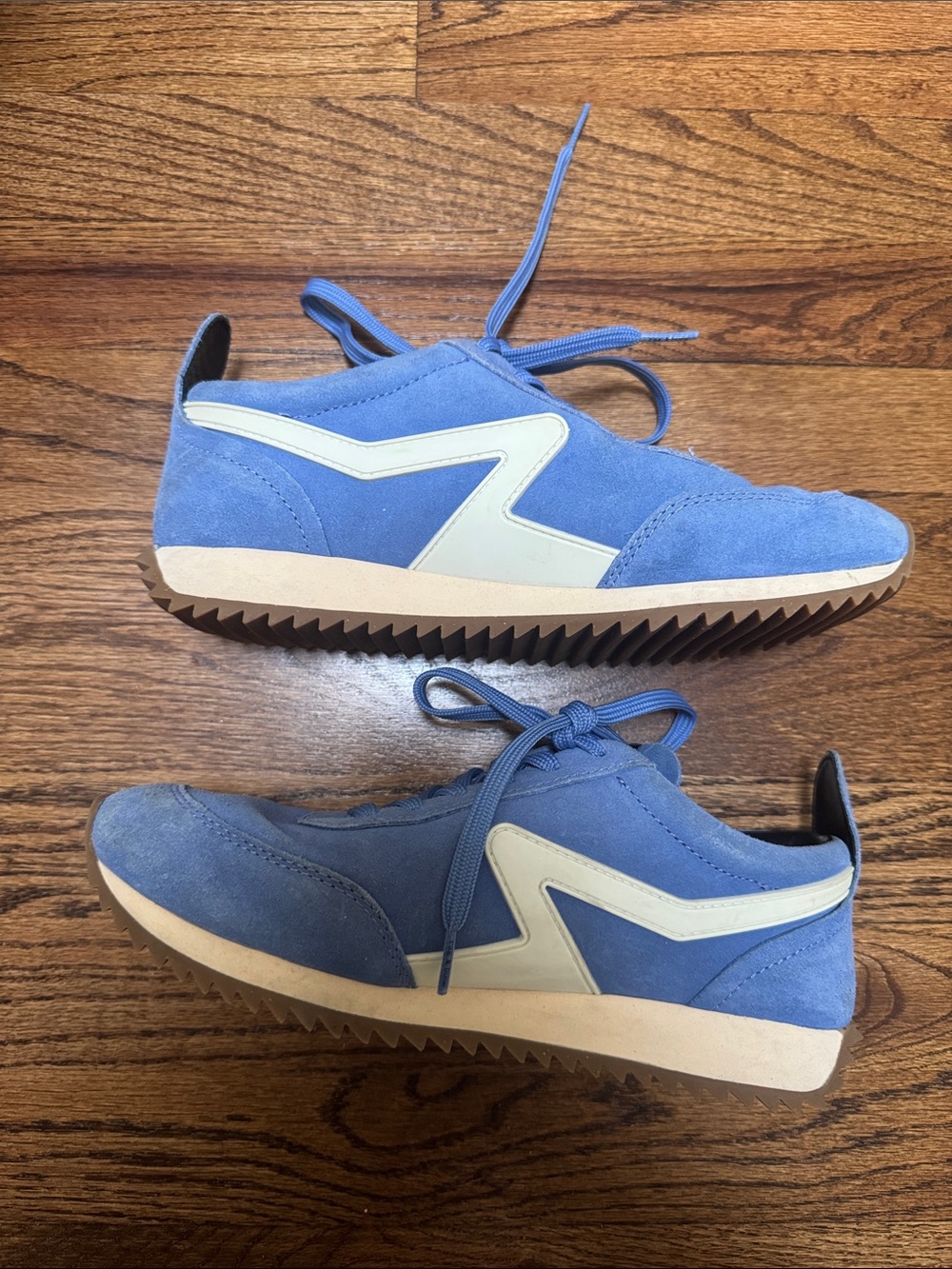 Rag & Bone Retro Sneaker in retro blue suede size 38.5 - Picture 3 of 8